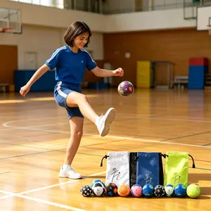 Tough DirtBag Footbags built for endless kick games! Tiny, travel-friendly for outdoor family fun. Set contains 3 randomly colored footbags + 1 zipper storage bag.