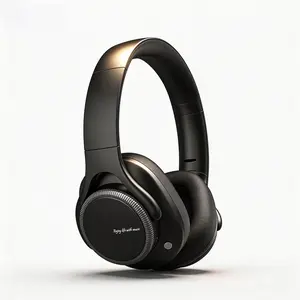 B15 Over-Ear Headphones, Bluetooth 6.0, -45dB ANC, 50H Long Battery, HiFi Sound, Skin-Friendly Foldable, Universal Compatibility for Gaming & Daily Use