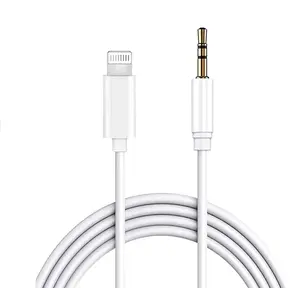 iPhone to 3.5mm Audio Cable, Durable Copper Core, AUX Audio Cable, Compatible with iPhone 14, 13, 12, 11 Pro, and X8