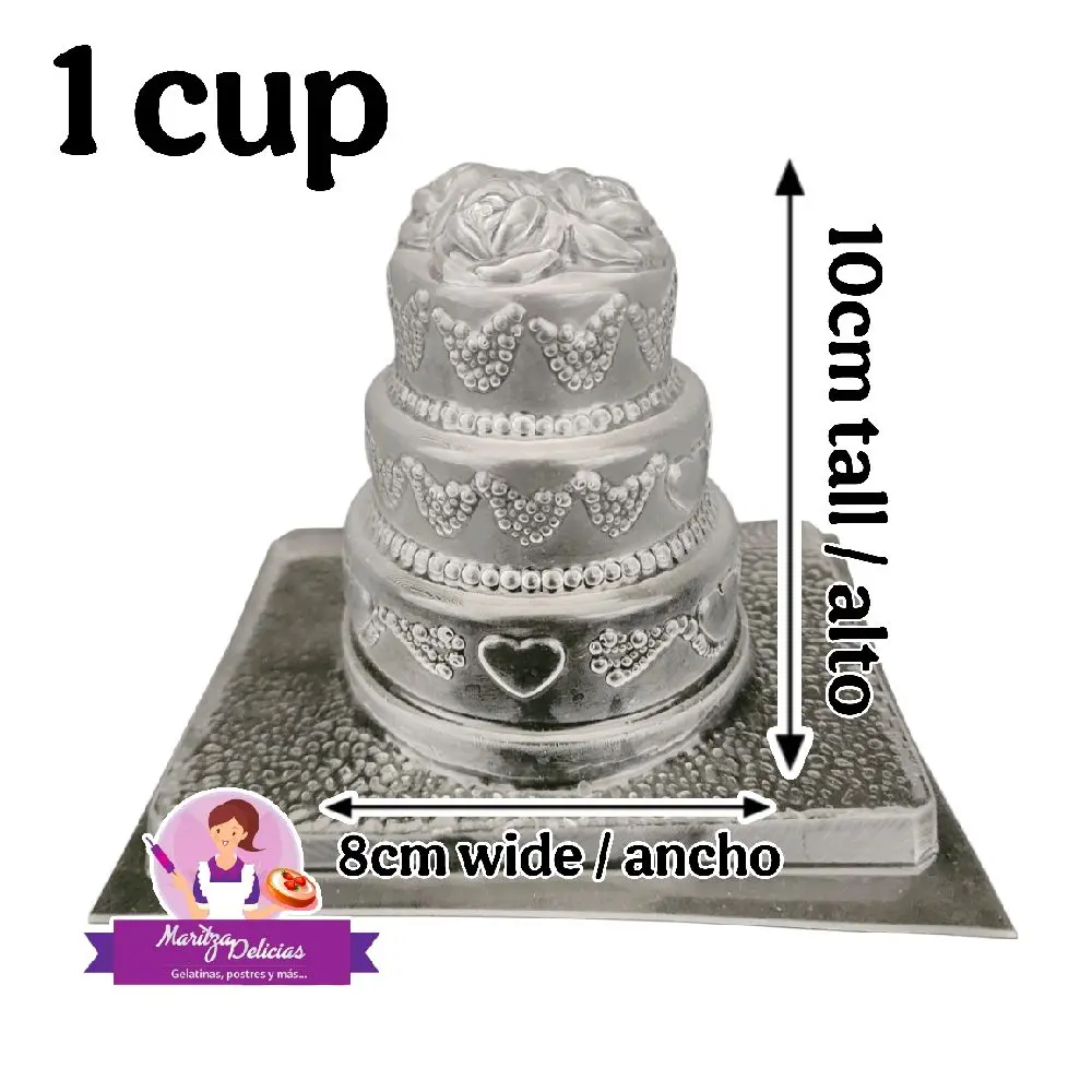 Cake 3 Tier Flexible Mold / Pastel de 3 Pisos Molde Flexible