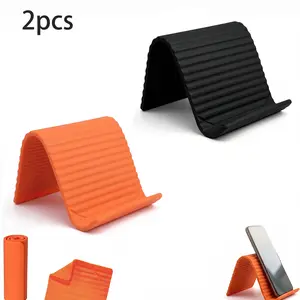 2pcs Adjustable Phone & Tablet Stand, Flexible Holder for Work & Home, Non-Slip Grip, Durable Design, Fits Any Device