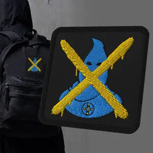 KlanX "Black N Bruin" 3 inch Square Patch