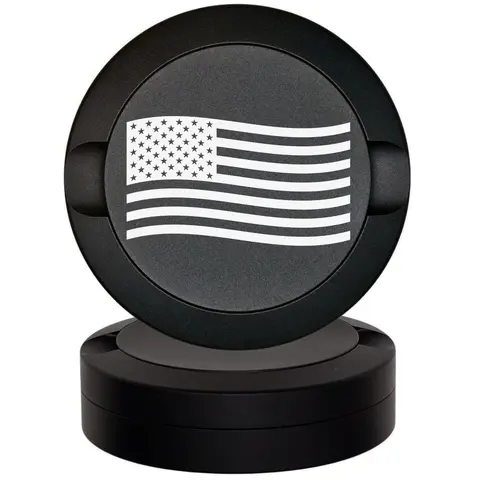 ZYN Metal Can American Flag Laser Engraving | ZYN Holder | Metal ZYN Container | Moisture & Odor Proof Storage Tin