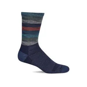 Sockwell Men’s Peaks | Moderate Graduated Compression Socks - Denim