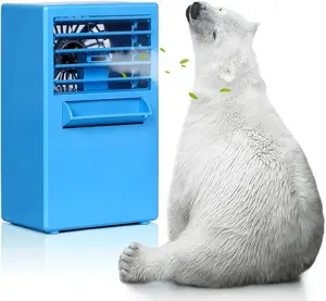 3-in-1 Mini Portable Air Conditioner Fan - Table Personal Space Cooler with Misting, Humidifier, Purifier Functions for Office, Dorm, Apartment