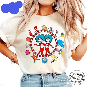 Happy Seuss's Day Shirt, Reading Day Shirt, Thing 1 Thing 2 Shirt, Teacher Gift, Reading Day Youth , Book Lover Tee