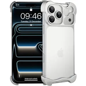 Phone Case Compatible with iPhone 17 Pro Max Compatible with Lens Camera Protection, Frameless Minimalist Design, Extremely Highlighting Personality.