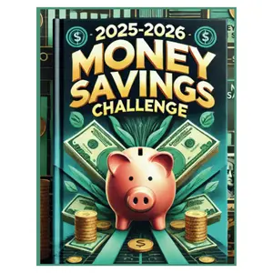 2025-2026 MONEY SAVINGS CHALLENGE: Money Management: Ultimate Money Saving Challenge Journal: Easy Cash Budget Saving Planner