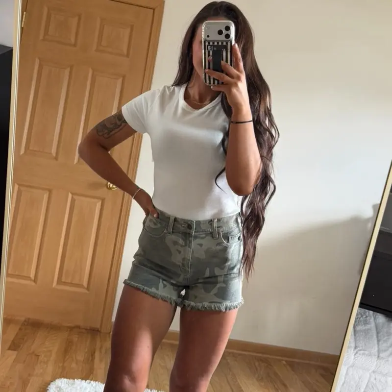 Sadie Camo KanCan Shorts