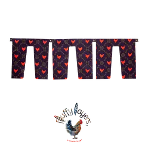 Fluffy Layers Curtains for RentACoop Nesting Box Suite - Haute Coopture