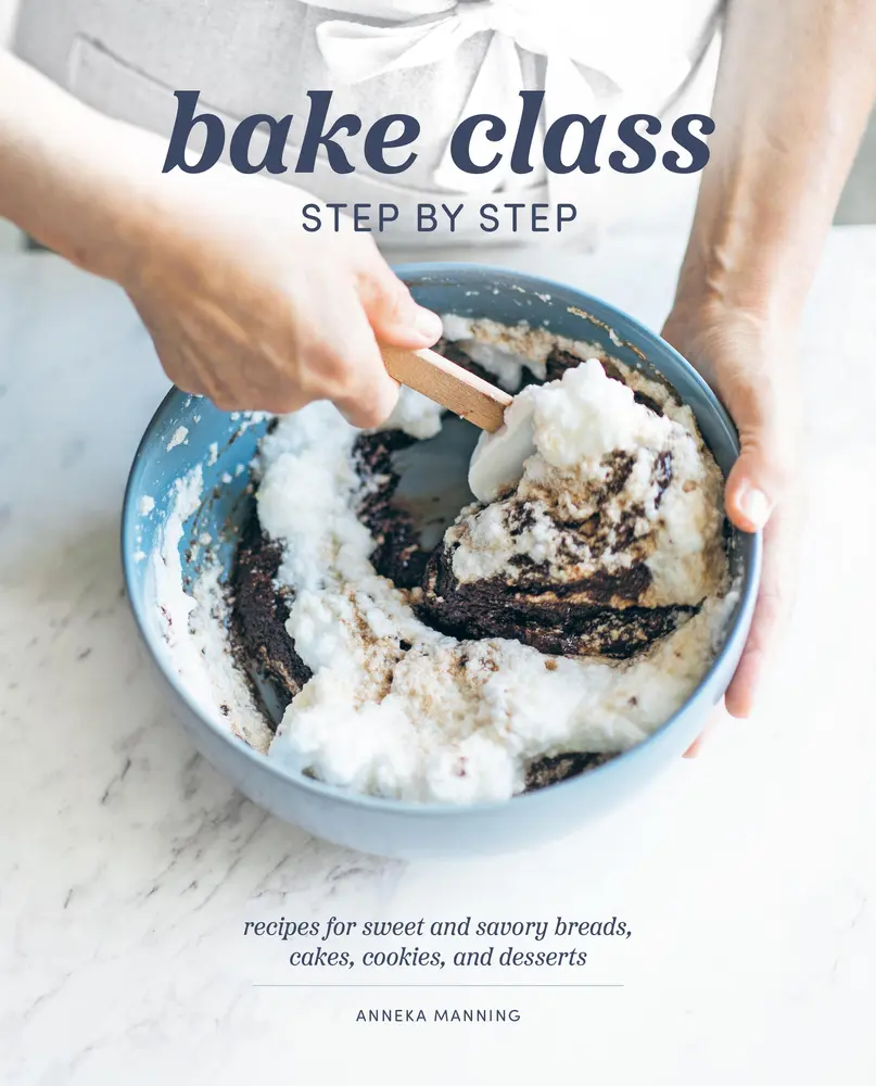 USED Book - Bake Class Step by Step: Recipes for Sweet and Savory Breads, Cakes, Cookies and Desserts by Manning, Anneka (Hardcover) - english