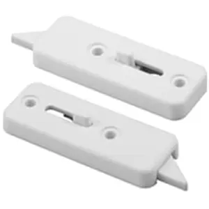 Prime Line Products F2737 Spring-Loaded Vinyl Window Tilt Latch, White, 0.08 lbs, 1-3/8 in Window Latches