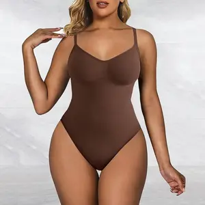Women's Tummy Control Body Shaper Bodysuit Butt Lifter Push Up Thigh Slimmer Top