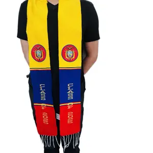 Class of 2025 Graduation Stoles /Peruvian flag , Ecuador Flag stole