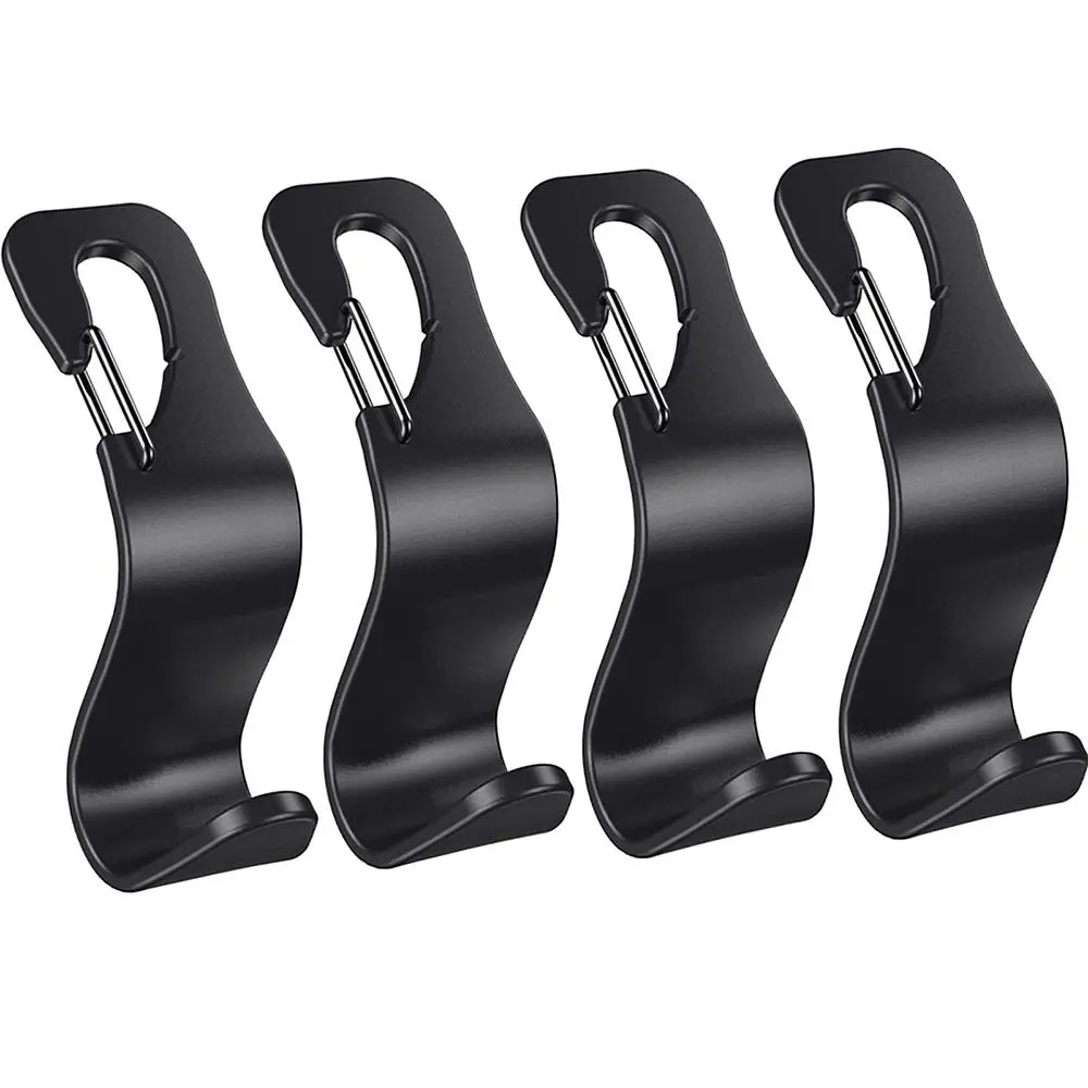 Car Headrest Hook, Car Seat Back Hanging Hook, Universal Car Interior Accessories for Stowing & Tidying, Car Storage Organizers