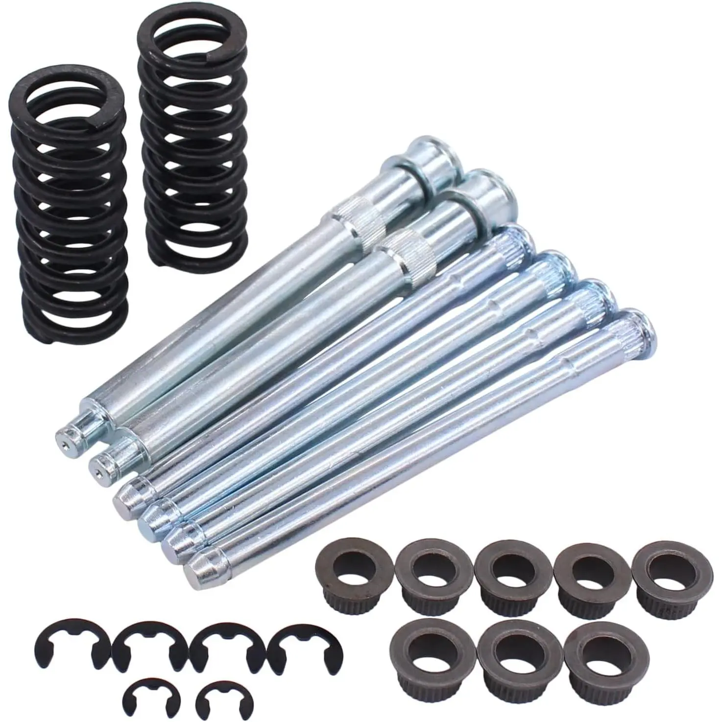 Front Driver and Passenger Side Door Hinge Pin and Bushing kit for Chevy for GMC C K 1500 2500 3500