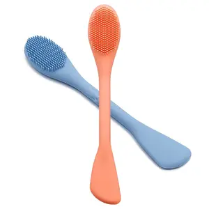 Silicone Face Mask Brush – Soft Applicator for Mud, Clay & Cream Masks | Gentle Exfoliating Scrubber Skincare Comfort