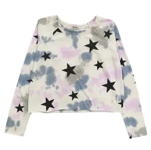 Raglan Raw-Edged Top (Loop Terry Fabric)