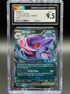 Pokemon TCG Gengar ex | Temporal Forces 104/162 | CGC Graded MINT+ 9.5
