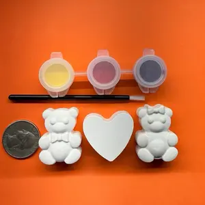 DIY Mini Bears Paint Kit, All-Inclusive Craft Set for Kids, Easy-to-Use