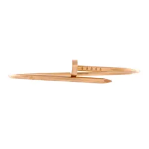 Pre-owned Cartier Juste un Clou Bracelet 18K Rose Gold Small by Rebag