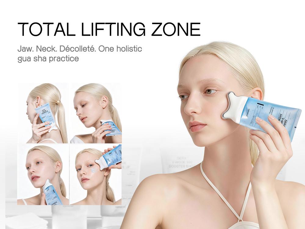 [Creator Exclusive] Oganacell PDRN Peptide Gua Sha Lifting Gel Cream for Jawline Definition, Face Sculpting & De-Puffing, Firming & Elasticity Care for Dry and Sagging Skin, Glass Skin Glow, At-Home Facial Care | Korean Skincare, backtoschool