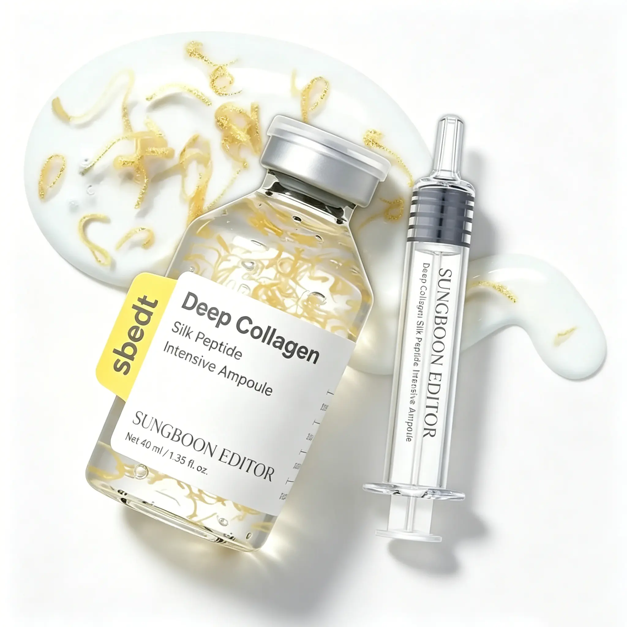 Sungboon Editor Silk Lifting Peptide Ampoule 1.35 fl oz | Wrinkle Care | Face-Lift at Home serum with Peptides & Deep Collagen | Plumping, Smooth, Anti aging Korean Skincare 40ml