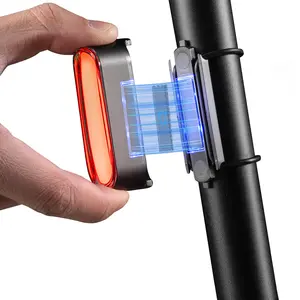 ROCKBROS Magnetic Smart Tail Light with Brake Sensing IPX6 Waterproof