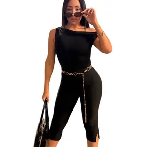 Pedal Pushers Pants– Stretchy High Waist Capri Pants | Spring Must-Have