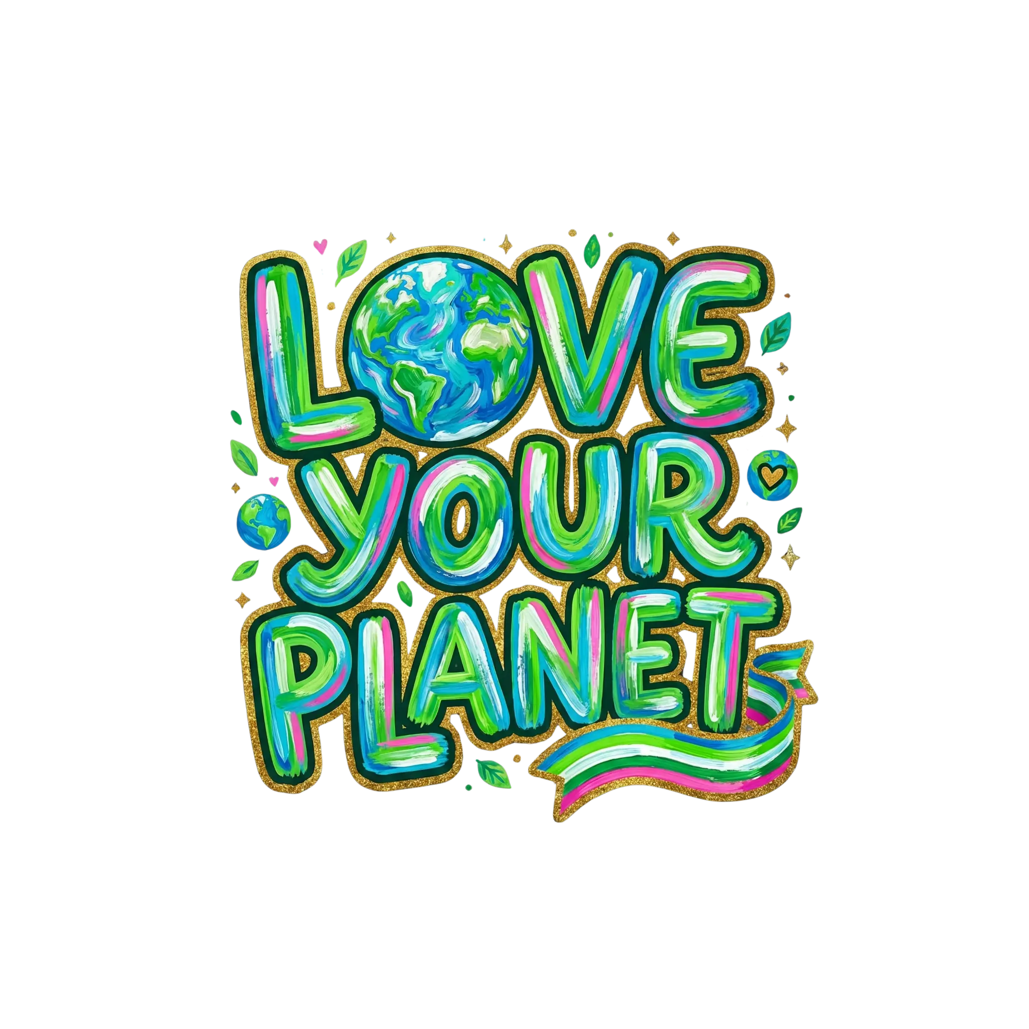 Love Your Planet DTF Transfer