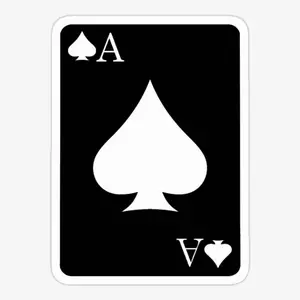 ace card Sticker 2V2