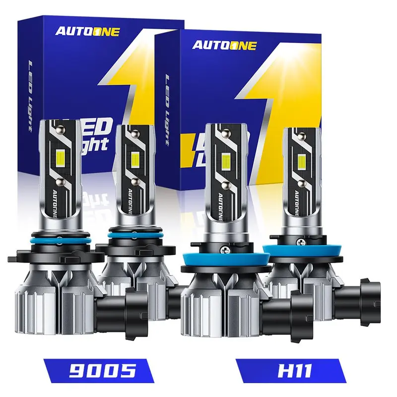 Kit Lampadine LED H11 AUIMSOCO, 40W 4000Lm 6000K Bianco Freddo, Fari Anabbaglianti, IP67