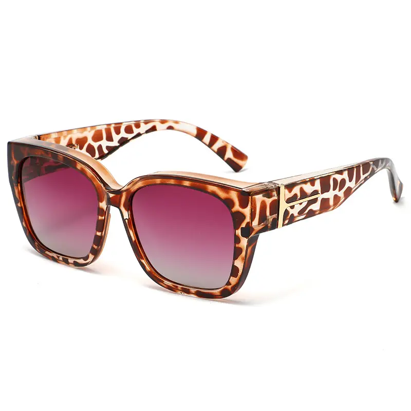 Tortoiseshell Frame, Gradient Purple Lenses