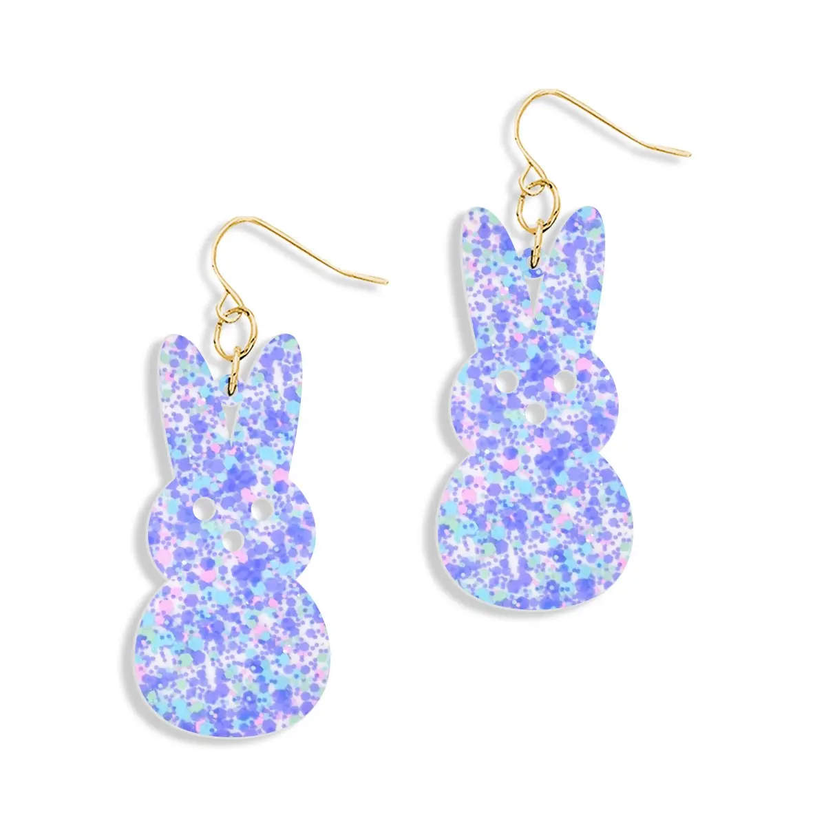 Viv&Lou Lilac Confetti Peep Earrings
