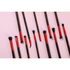 Deluxe Red Brush Set | Red Makeup Brush Set