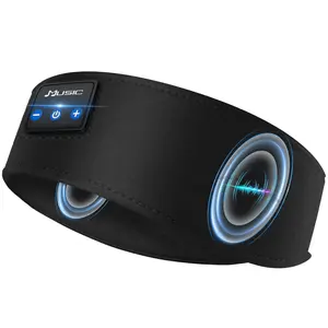 Wireless Sleep Headphones Headband for Sports and Gaming, Soft 3 in 1 Music Mask for Side Sleepers, Bluetooth-compatible Comfortable USB Charging, Sweatproof and Noise Cancelling