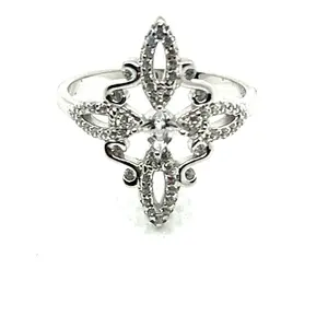 925 Italian Ring with Witch's Knotao Witches' Knot - Silver Color, Intricate Design, Perfect for Any Occasion