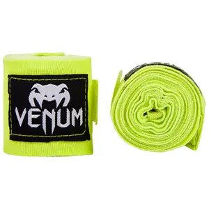 Venum Kontact Boxing Handwraps - 4.5m - Neon Yellow