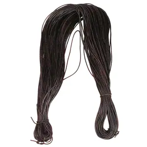 HILASON Thin Round Genuine Leather Cord Thread Lacing 2 Ft and 3 Ft Lengths Beading & Repairs DIY Crafts