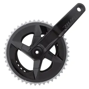 SRAM Rival AXS Crankset - 170mm 12-Speed 46/33t 107 BCD DUB Spindle Interface BLK D1