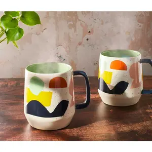 Doodle Large Mugs: Danica Studio