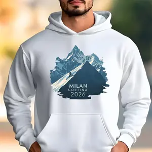 Winter Games Italy 2026 Hoodie – Milan Cortina Inspired | Gildan 18500 Unisex Hoodie | Winter Sports Sweatshirt | Alpine Games Gift