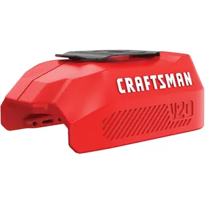 CRAFTSMAN V20 USB Adapter, USB Power Source for Charging Phone, Tablet, Batteries, and More, Bare Tool Only (CMCB002B)
