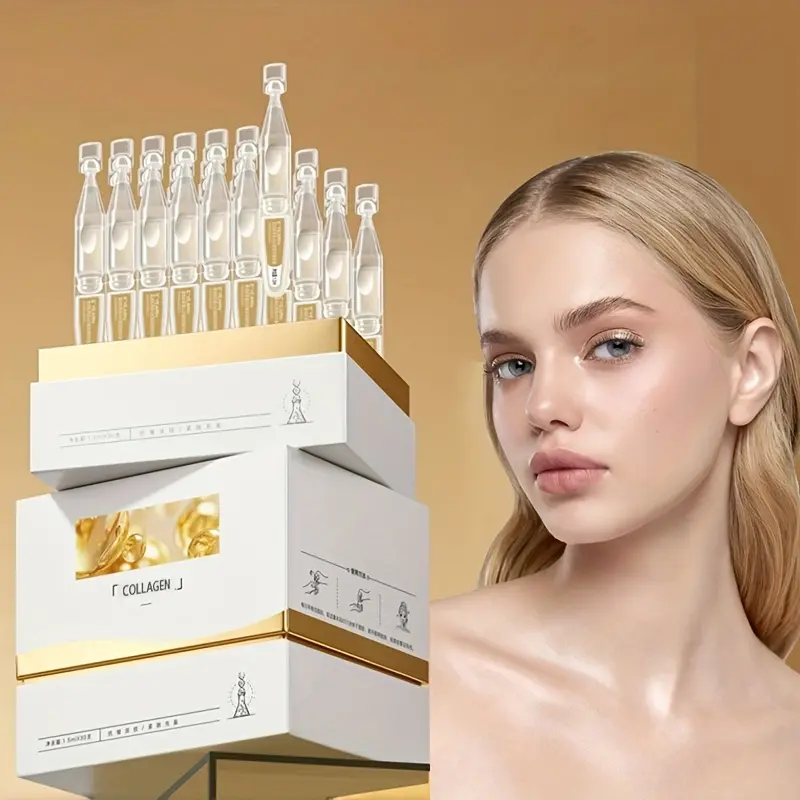 Lanifangke Travel Set Daily Ampoules 1.5ml × 30  Pieces | Peptides & Glycerin Formula | Lightweight & Hydrating | Suitable for All Skin Types | Great for Mom, Christmas, or Travel