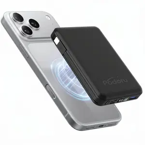 Power Bank, Portable Charger Power Bank, Power Bank Charger, Battery Power Bank - 10000mAh Magnetic Portable Chargers 22.5W PD Fast Charging with Built-in Cables LED Display, for Phone Accessories Smartphone Mobile Chargeable