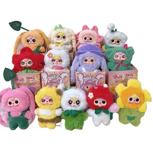 BABY THREE Where's The Spring Plush Series,Kawaii Plush Stuffed Animal Blind Box,Figure Cute Collectible Mini Kawaii Bunny Doll Desktop Decor, Mystery Toy Gift for Girls