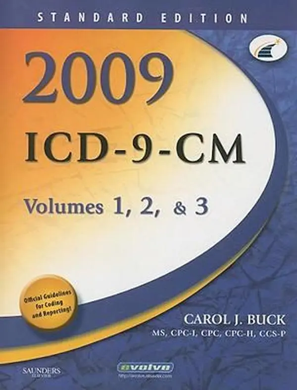 USED-2009 ICD-9-CM, Volumes 1, 2, and 3 Standard Edition by Carol J. Buck MS  CPC  CCS-P (Paperback)