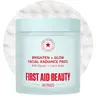 First Aid Beauty Facial Radiance Pads, Glycolic Acid + Lactic Acid AHA Exfoliating Pads with Hyaluronic Acid