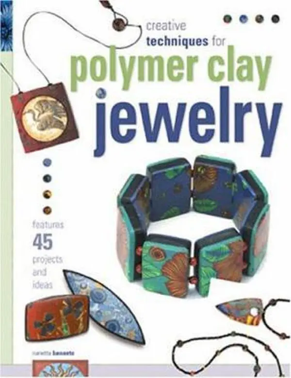 USED Book - Creative Techniques For Polymer Clay Jewelry by Nanetta Bananto (Paperback) - english