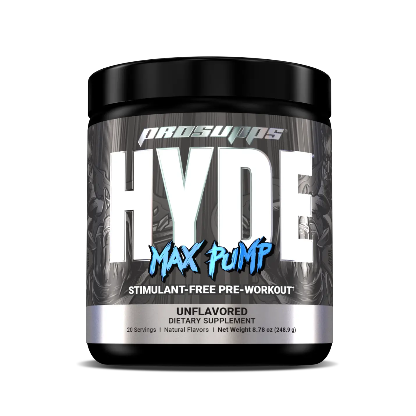ProSupps HYDE Max Pump Pre Workout for Men and Women- Nitric Oxide Supplement for Pump and Endurance- Stimulant-Free Pre Workout to Promote Blood Flow and Muscle Strength